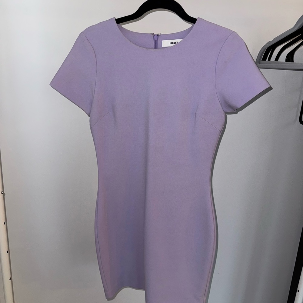 Likely Manhattan Short Sleeve Dress in lavender